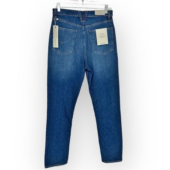 HUDSON NWT Women’s Harlow Ultra High-Rise Cigarette Ankle Jean size 28 mom jeans - Picture 4 of 10